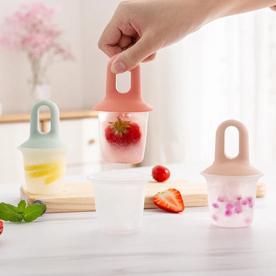 Мини сладолед Ice Pops Форма за млечен шейк Преносима форма за хранителни добавки за сладолед Деца Бебешки домашно приготвени инструменти за хранителни добавки