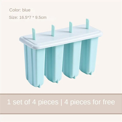 Ląstelinių ledų formavimo ledų gaminimo aparatas Naminis ledų dėžutė vaikams, ledų formelių formavimo ledų padėklai virtuvės prietaisai