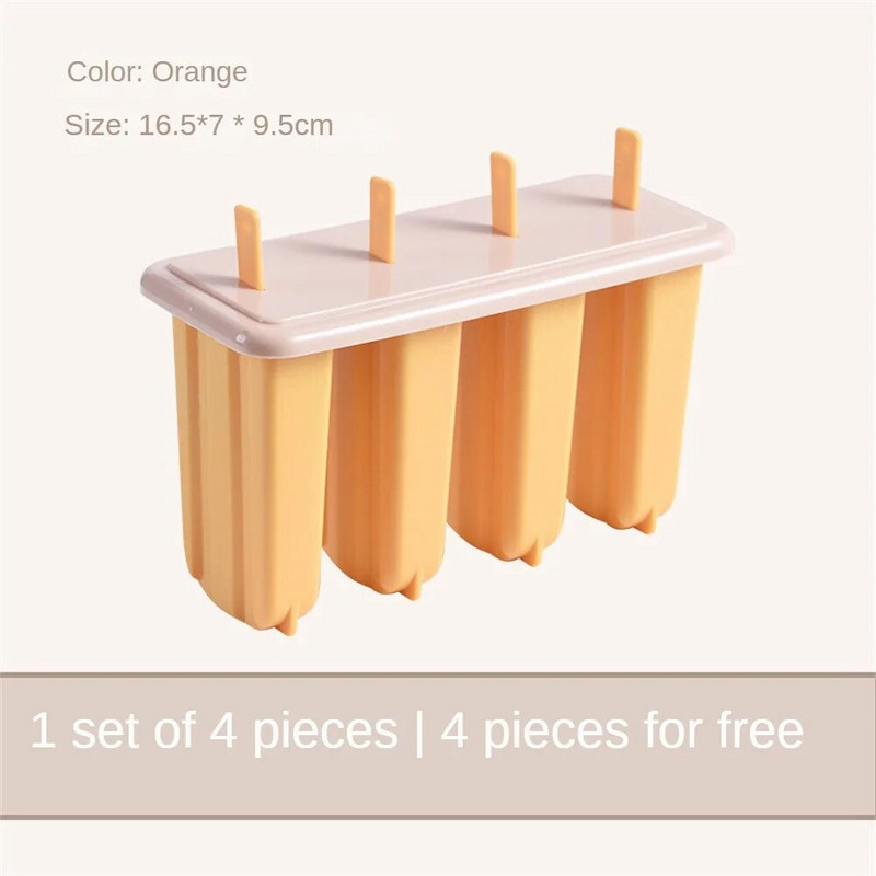 Ląstelinių ledų formavimo ledų gaminimo aparatas Naminis ledų dėžutė vaikams, ledų formelių formavimo ledų padėklai virtuvės prietaisai