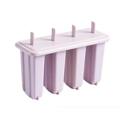 8/4 grile Forme pentru inghetata Set 4 forme pentru Popsicle Tava pentru gheata Popsicle Inghetata Reutilizabila Cu capac Stick Mold pentru gheata Accesorii pentru bucatarie