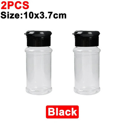 Βαζάκια για μπαχαρικά Φορητά μπουκάλια σέικερ καρυκευμάτων Πλαστικό σέικερ με αλάτι και πιπέρι Δοχείο μπάρμπεκιου με καρυκεύματα για γκάτζετ κουζίνας