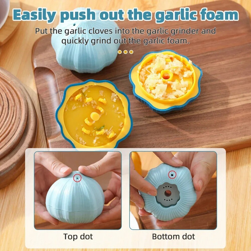 1/2 tk küüslauguhakklihamasin Küüslaugupressid Köögitarbed Toidukvaliteediga käsitsi küüslauguhakkimistööriist Multifunktsionaalsed köögividinad