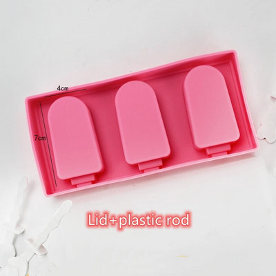 Crtani kalup za sladoled Silikonski kalupi za sladoled za višekratnu upotrebu za ljetnu zabavu