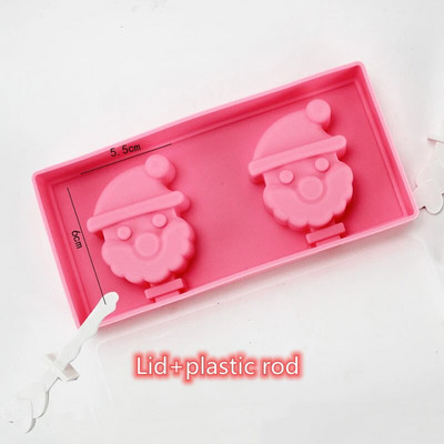 Crtani kalup za sladoled Silikonski kalupi za sladoled za višekratnu upotrebu za ljetnu zabavu