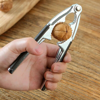 2023 New Crack Almond Walnut Hazel Filbert Nut Κουζίνα Καρυοθραύστης Κλιπ Σφιγκτήρας Πένσα Cracker Pecan Hazelnut Crack Tools