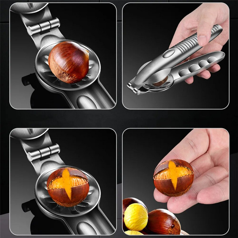 Мултифункционална машина за кестен Chestnut Sheath Преносим нож за кестен Домашна щипка за кестен Отварачка Кухненски аксесоари Инструменти