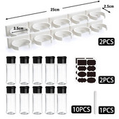 100 ml Shaker boce za začine Plastične kuhinjske začine za pohranu Staklenke začina Sol Papar Kutije za kuhinjske gadgete Alati