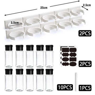 100 ml Shaker boce za začine Plastične kuhinjske začine za pohranu Staklenke začina Sol Papar Kutije za kuhinjske gadgete Alati