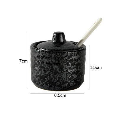 Ρετρό κεραμικά βαζάκια καρυκεύματα Δονητές αλατιού και πιπεριού Εργαλεία μπαχαρικών κουζίνας Εργαλεία οργάνωσης μπαχαρικών Βαζάκια καρυκεύματα Κουτί αξεσουάρ κουζίνας
