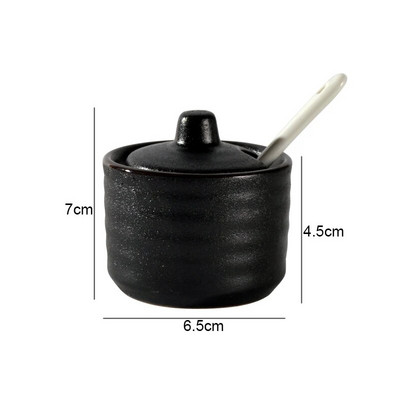 Ρετρό κεραμικά βαζάκια καρυκεύματα Δονητές αλατιού και πιπεριού Εργαλεία μπαχαρικών κουζίνας Εργαλεία οργάνωσης μπαχαρικών Βαζάκια καρυκεύματα Κουτί αξεσουάρ κουζίνας