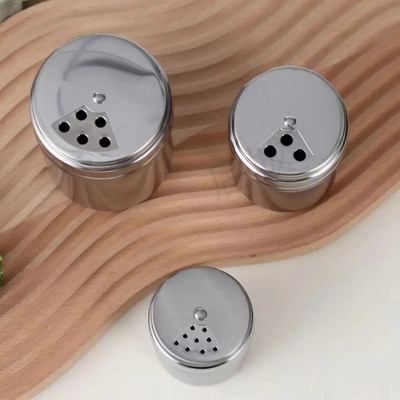 Druskos cukraus butelio besisukantis dangtelis Daugiafunkcis nerūdijančio plieno 1 gabalas virtuvės prietaisas Prieskonių pipirų buteliuko prieskonių stiklainis