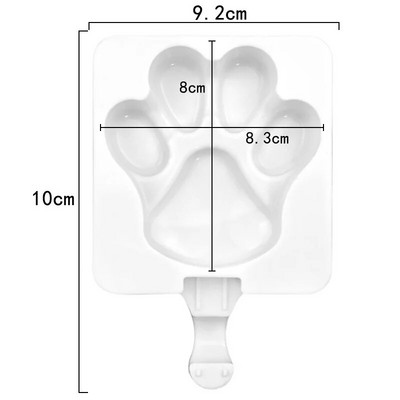 3/4 celule din silicon Mucegai Popsicle Mucegai pentru inghetata de vara DIY de casa Tava pentru cuburi de gheata Ice Pop Block Congelator Suc Desert Maker Instrument