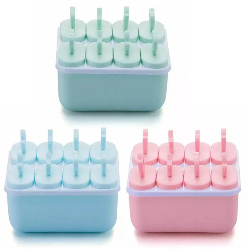 Vasaros ledų formelės 12*11*6,5 cm 8 Miniatiūriniai saldainių formelės šokolado formelės Patogus ir lengvas pristatymas.