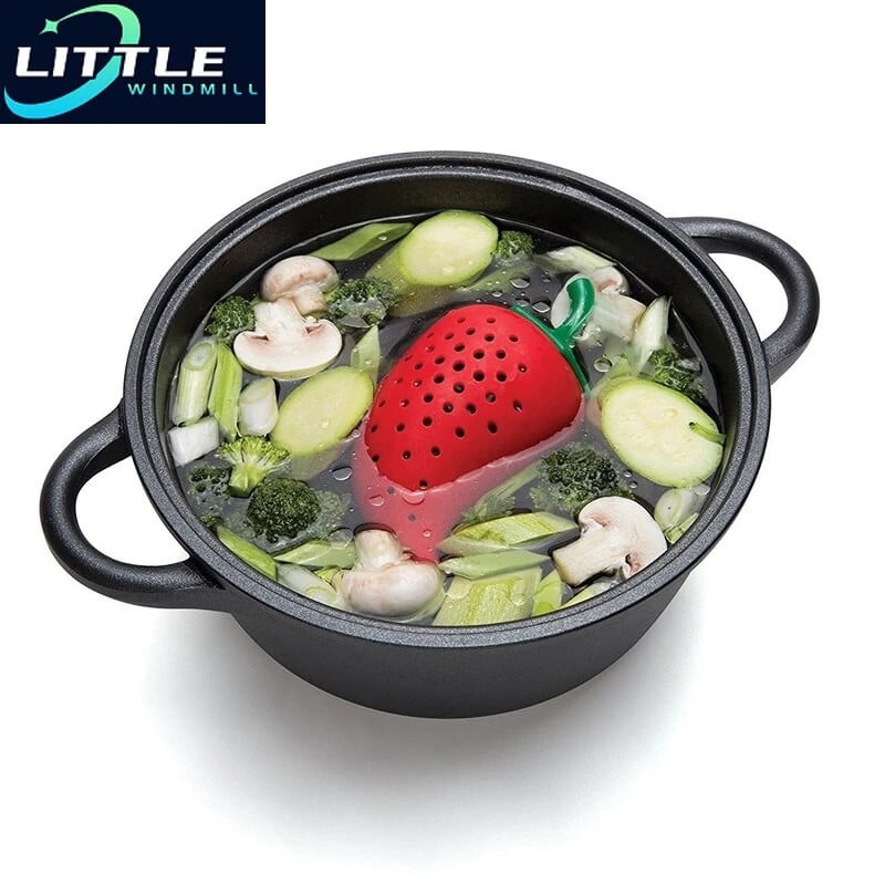 Chili fűszer fűszerszűrős pörköltleves szilikon gyógynövényes befőtt szűrőeszköz Konyhai kütyük Konyhai eszközök Főzőeszközök Konyhai készlet