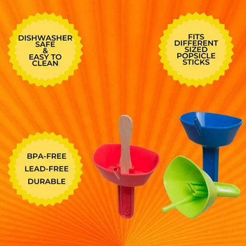 Προστατευτικά Popsicle με Straw Ice Guard Θήκη παγωτού Cartoon Style Anti-drip Tray Party Necessity Drip Free θήκη για παγωτό