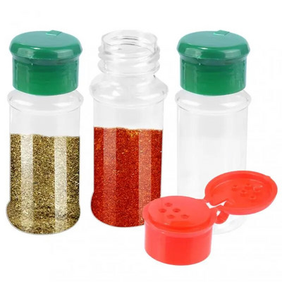 1 bucăți 100 ml plastic condimente sare și piper borcane de condimente portabile pentru grătar de camping sticle de condimente cu oțet creuzet de bucătărie