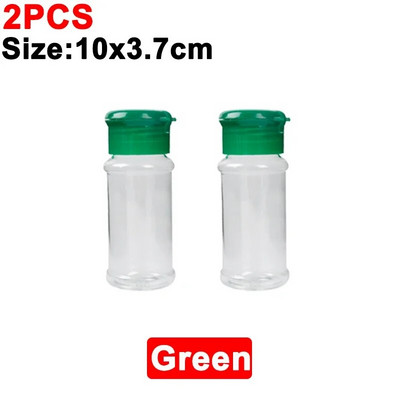 Prieskonių plaktuvas Buteliai Stiklainiai prieskoniams Plastikinė druskos ir pipirų plaktuvė kepsninė Prieskonių tvarkyklė Įrankiai Virtuvės priedai