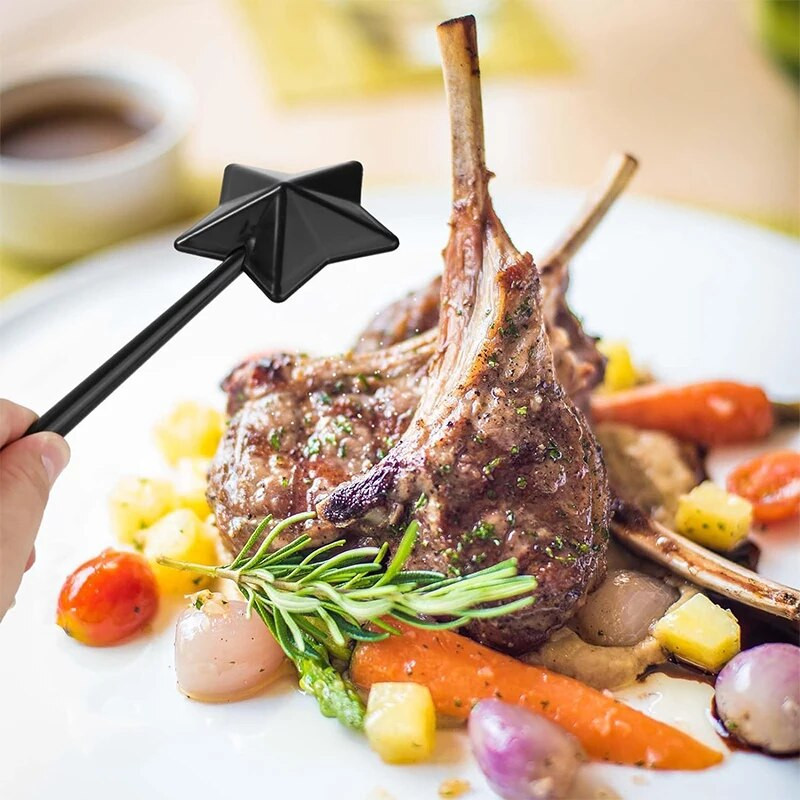 Kūrybinės druskos ir pipirų plaktuvų prieskonių plaktuvų rinkinys Daugkartinis „Magic Wand“ prieskonių dozatorius virtuvės ir valgomojo kepsninės reikmenys