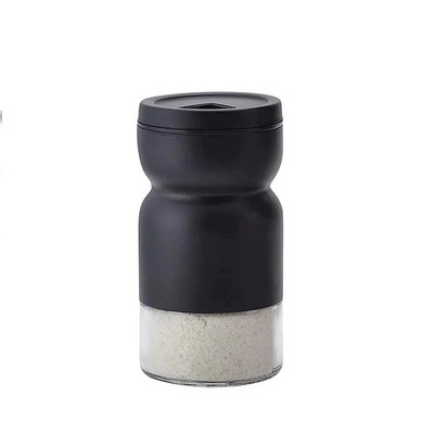 Stakleni set posuda za sol i papar s podesivim rupama za izlijevanje Posuda za sol i papar od nehrđajućeg čelika Staklenka za sol na selu