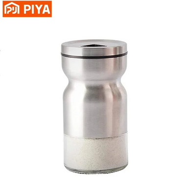 Stakleni set posuda za sol i papar s podesivim rupama za izlijevanje Posuda za sol i papar od nehrđajućeg čelika Staklenka za sol na selu