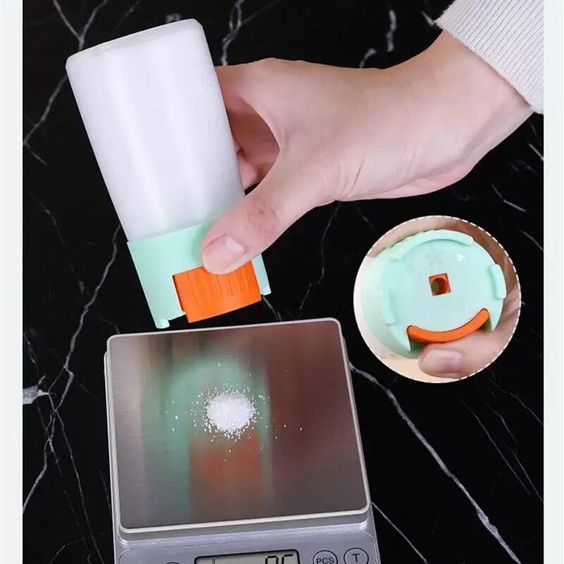 Dozator de sare Dozator de condimente Sticla de condimente Sticla de zahăr tip împingere Condimente Piper Salină Borcan de condimente Cutie Gadgets de bucătărie