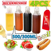 4/2/1 vnt. virtuvės išspaudžiamas aliejaus buteliukų dozatorius, purškiamas aliejaus butelis, pagardas kepimui kepimas kečupas garstyčių actas, alyvuogių aliejaus buteliai