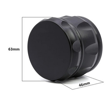 Tobacco Herb Grinder 4 Layer Hierba 63MM Zinc Alloy with Screen Drum Spice Grinders for Smoking Αξεσουάρ