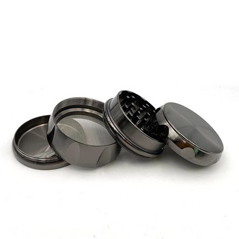 Tobacco Herb Grinder 4 Layer Hierba 63MM Zinc Alloy with Screen Drum Spice Grinders for Smoking Αξεσουάρ