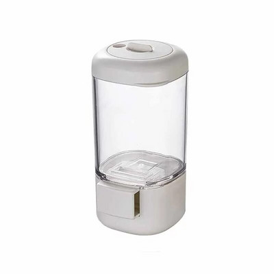 Buitinė matavimo preso druskos purškimo bakas virtuvės artefaktų kontrolė ribota druskos dėžutės prieskonių dėžės preso tipas