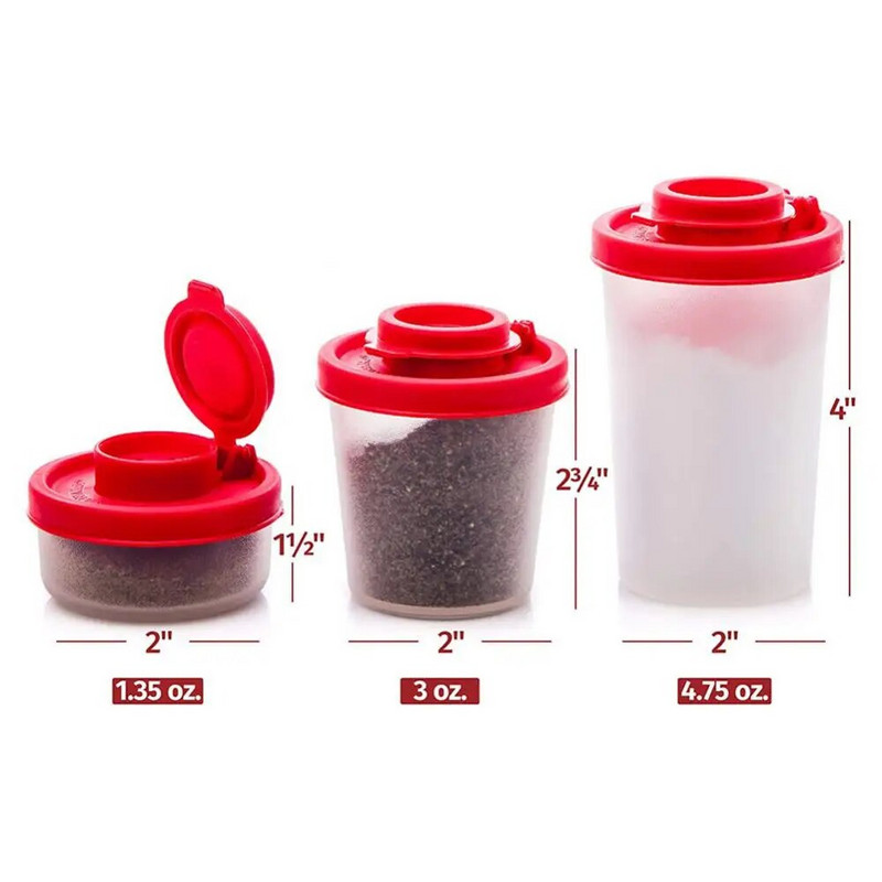 Stovyklavietės piknikas Kelionės su dangčiu virtuvės įrankiu lauko prieskonių dozatorius, mini priešpiečių dėžutės stiklainis, nešiojamasis druskos ir pipirų plaktuvas