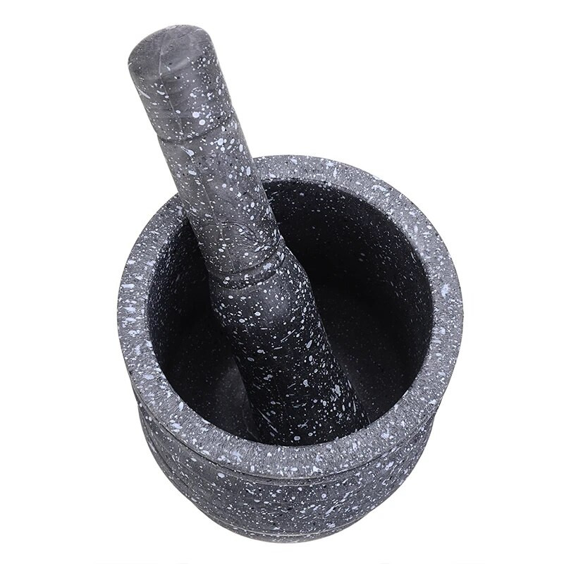 Γουδί γουδοχέρι Spice Crusher Kitchen Mills Tool Μπολ Ρητίνης Σκληρά τρόφιμα πιπέρι τζίντζερ βότανα Σκόρδο Μύλος μπαχαρικών Εργαλείο