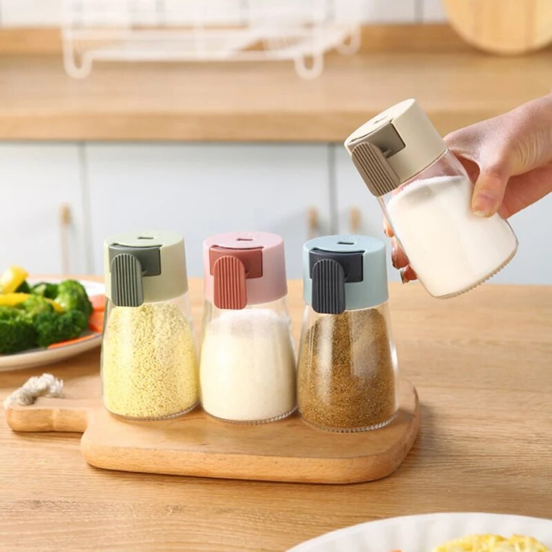 Kvantitativna soljenka Staklena boca Staklenka za začine Tip kuhinjske preše Staklenka za sol Zatvorena staklenka otporna na vlagu Papar Začin Limenka šećera