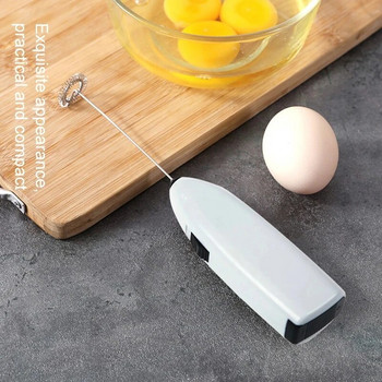 Автоматична бъркалка за яйца Пяна Кафемашина Разбиване Електрически миксер за разпенване на мляко Без батерия Преносима кухня Инструменти за разбиване на кафе