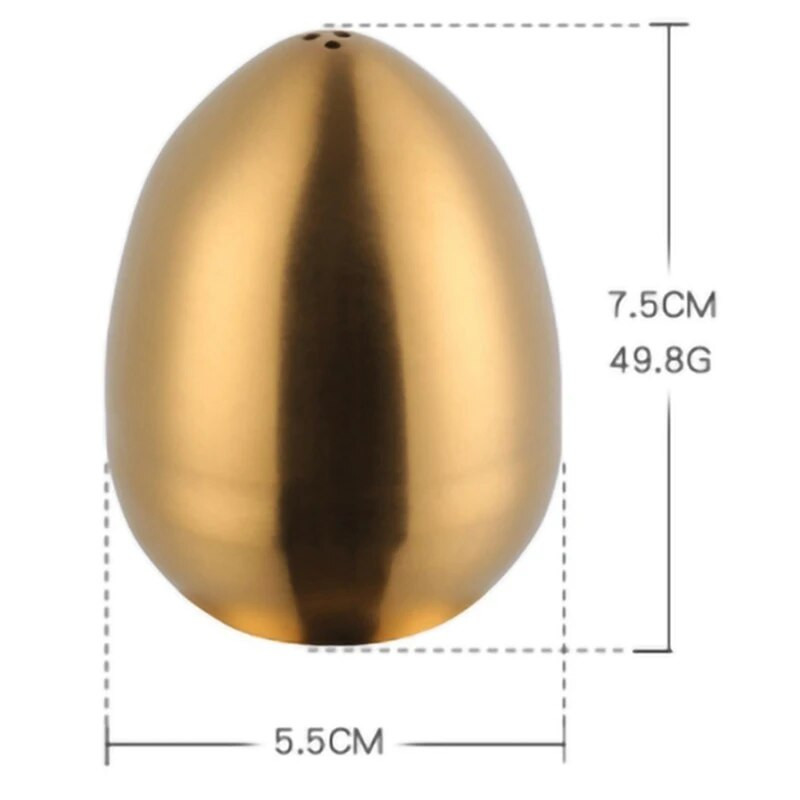 3 tk roostevabast terasest pipra loksuti munakujuline soolaloksuri komplekt, hõbedane