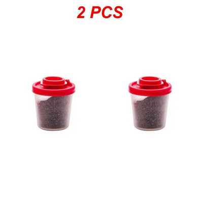 1–5 vnt. kempingo iškylų kelionė su dangčiu virtuvės įrankiu lauko prieskonių dozatoriumi mini priešpiečių dėžutės indelis nešiojama druska ir pipirai