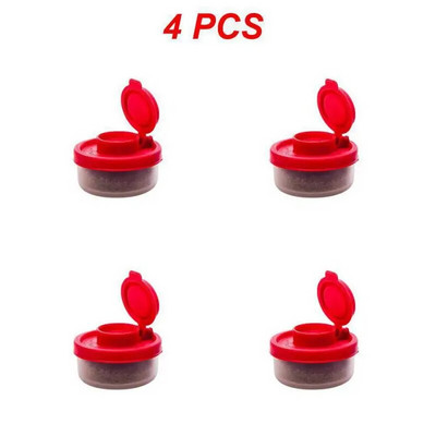 1–5 vnt. kempingo iškylų kelionė su dangčiu virtuvės įrankiu lauko prieskonių dozatoriumi mini priešpiečių dėžutės indelis nešiojama druska ir pipirai