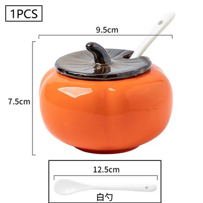 Kerámia fűszerező edény konyhai kellékek doboza, kombinált konyhai kellékek palack olajos sótartó bambusz alappal, 3 készlet