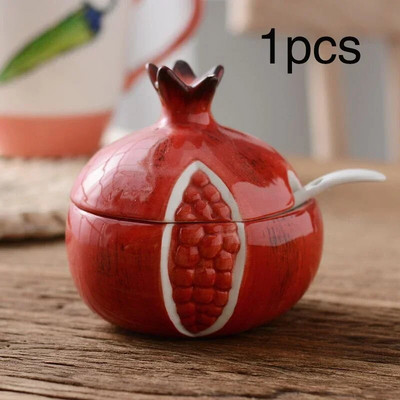 Kerámia fűszerező edény konyhai kellékek doboza, kombinált konyhai kellékek palack olajos sótartó bambusz alappal, 3 készlet