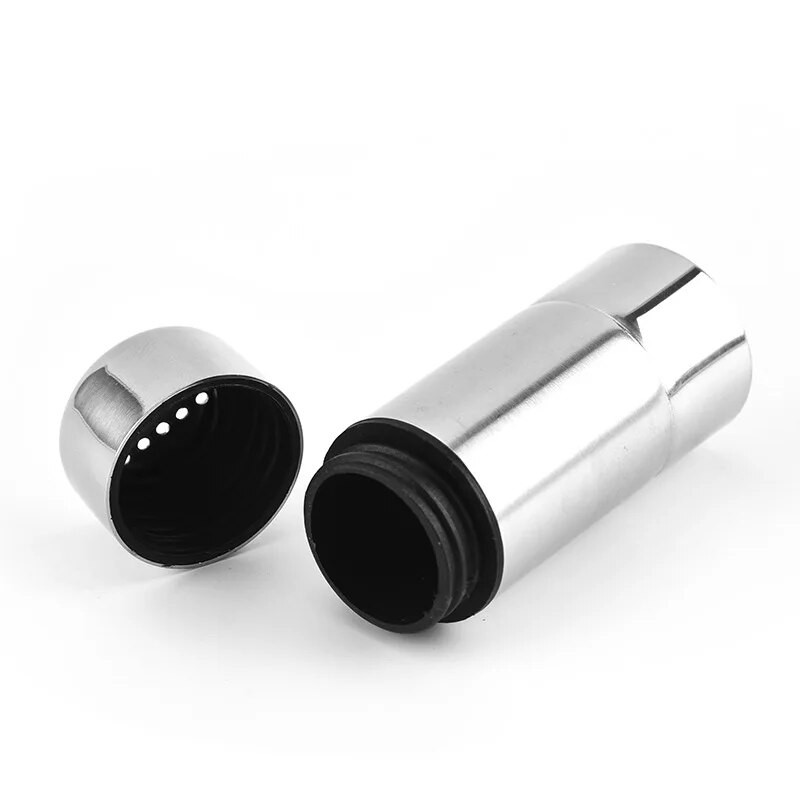 Mini agitator de sare din oțel inoxidabil Piper multifuncțional Borcane creative de împrăștiat condimente Unelte de condiment de bucătărie pentru exterior