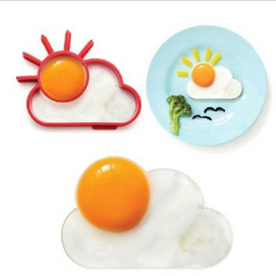 Kalup za omlet za doručak Silikonski oblik prstena za palačinke za jaja Alat za kuhanje DIY Kuhinjski pribor Naprava Plastični separator za jaja
