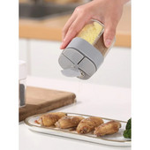 Sticla de condimente 4 în 1 borcan de condimente sigilat multifuncțional cu clapă rezistentă la umiditate recipient pentru condimente de bucătărie instrument de bucătărie pentru condimente