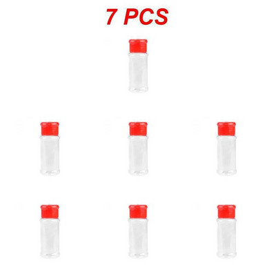 1 ~ 10 vnt. 5 / Stiklainiai prieskoniams Druskos ir pipirų plaktuvas Prieskonių stiklainis prieskonių organizatorius Plastikinis kepsninių prieskonių virtuvės įtaiso įrankis