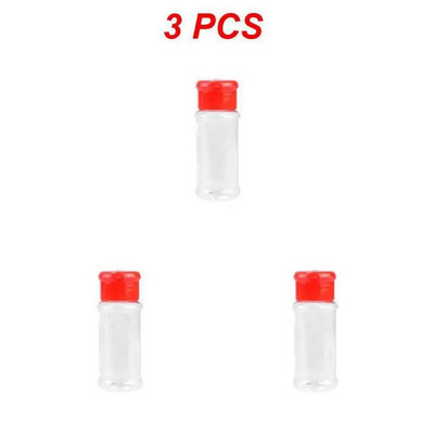 1 ~ 10 vnt. 5 / Stiklainiai prieskoniams Druskos ir pipirų plaktuvas Prieskonių stiklainis prieskonių organizatorius Plastikinis kepsninių prieskonių virtuvės įtaiso įrankis