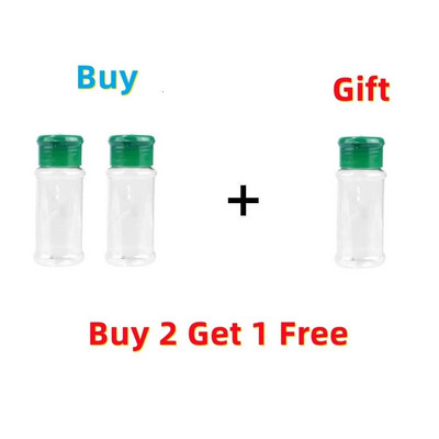 1 ~ 10 vnt. 5 / Stiklainiai prieskoniams Druskos ir pipirų plaktuvas Prieskonių stiklainis prieskonių organizatorius Plastikinis kepsninių prieskonių virtuvės įtaiso įrankis