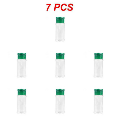 1 ~ 10 vnt. 5 / Stiklainiai prieskoniams Druskos ir pipirų plaktuvas Prieskonių stiklainis prieskonių organizatorius Plastikinis kepsninių prieskonių virtuvės įtaiso įrankis