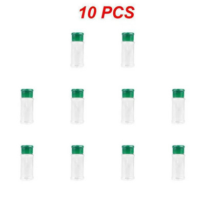 1 ~ 10 vnt. 5 / Stiklainiai prieskoniams Druskos ir pipirų plaktuvas Prieskonių stiklainis prieskonių organizatorius Plastikinis kepsninių prieskonių virtuvės įtaiso įrankis