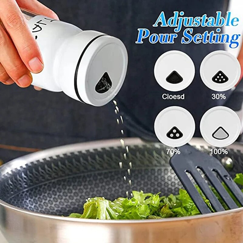 2 vnt. juodos ir baltos druskos ir pipirų plaktuvų rinkinys, pipirų plaktuvai su šepetėliu ir piltuvu, sodybos virtuvės dekoras