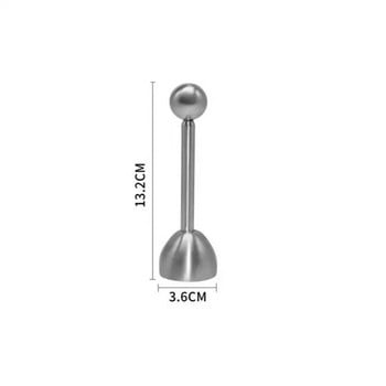 Нова метална резачка за яйчени черупки Отварачка за яйца Отварачка за черупки 304 Варено сурово яйце от неръждаема стомана Творчески кухненски инструмент Отварачка за яйчени черупки