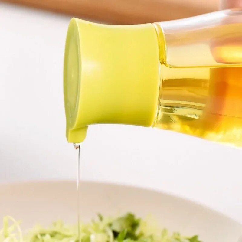 Sticlă de ulei durabilă Sos de soia Oțet Recipient pentru ulei de susan Borcan pentru ulei de măsline Sticla de condimente Depozitare în bucătărie rezistentă la scurgeri 170ML