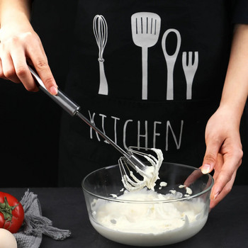 Ανοξείδωτος Χτυπητής Αυγών Ημιαυτόματη Εργαλεία Αυγού Αναδευόμενη Κρέμα Χειροκίνητος Μίξερ Αξεσουάρ ψησίματος οικιακής κουζίνας
